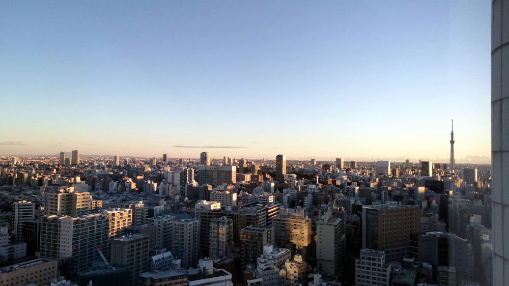 東京の朝