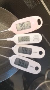 温度計煮沸試験